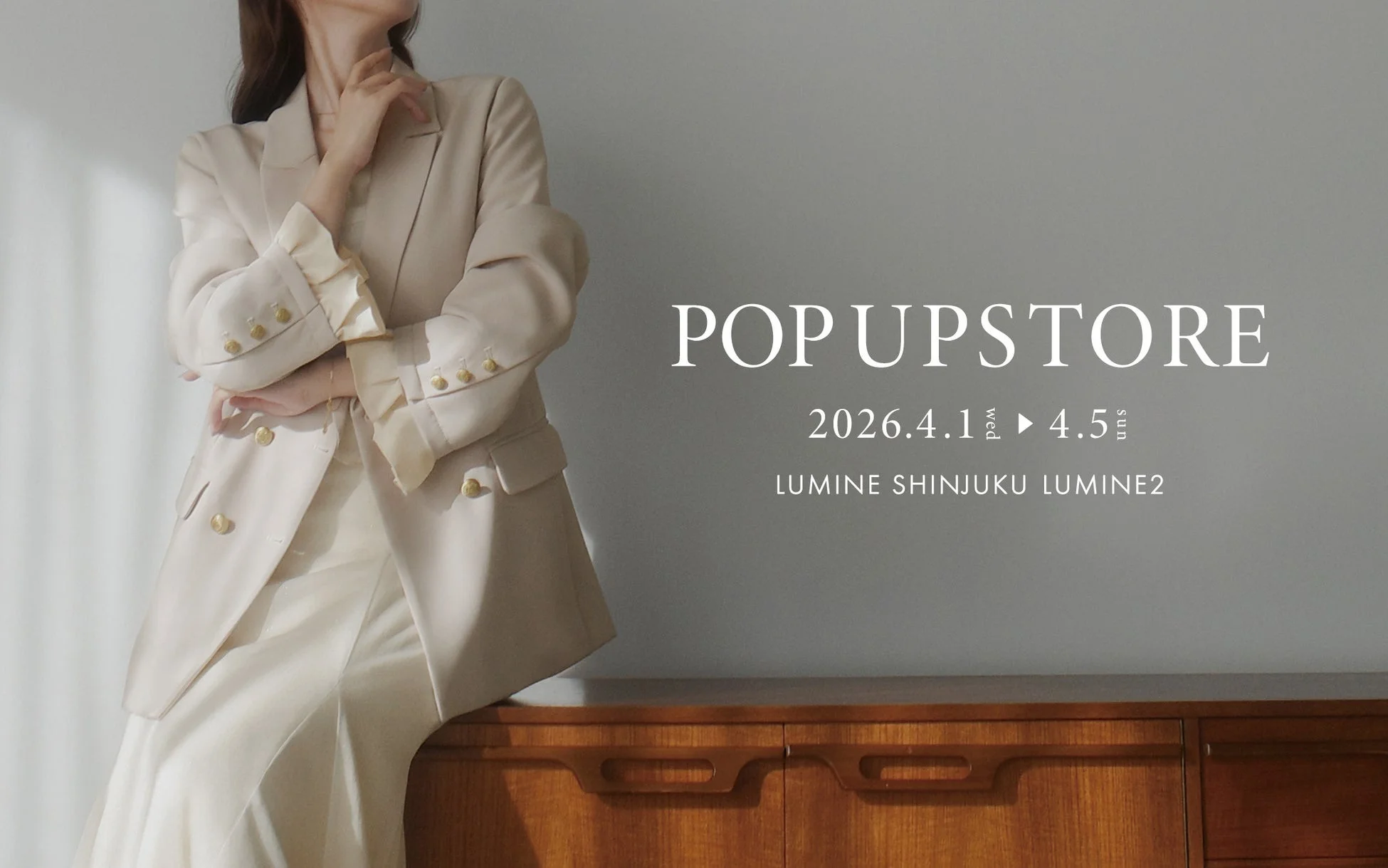 POP UP STOREの告知