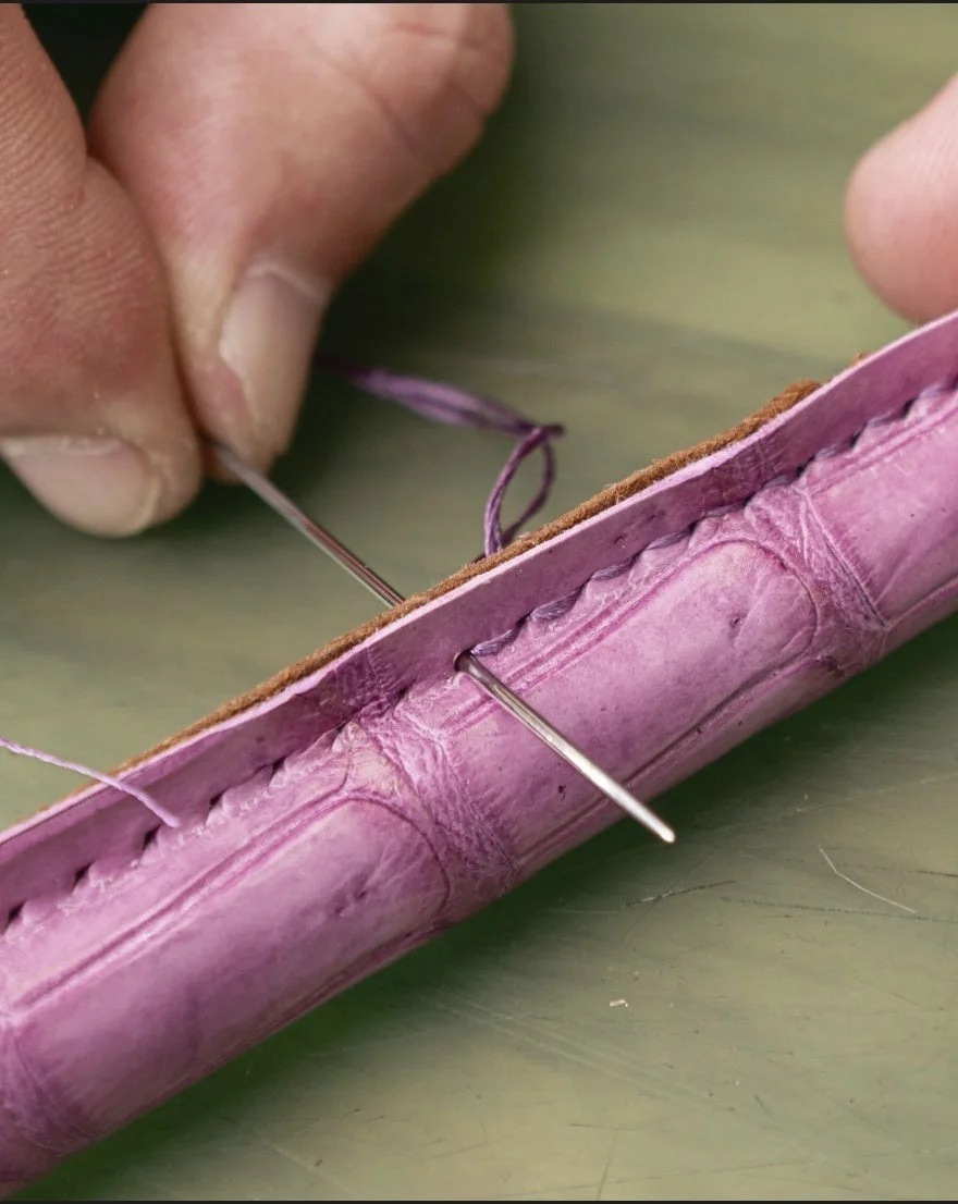 手縫いによる縫製