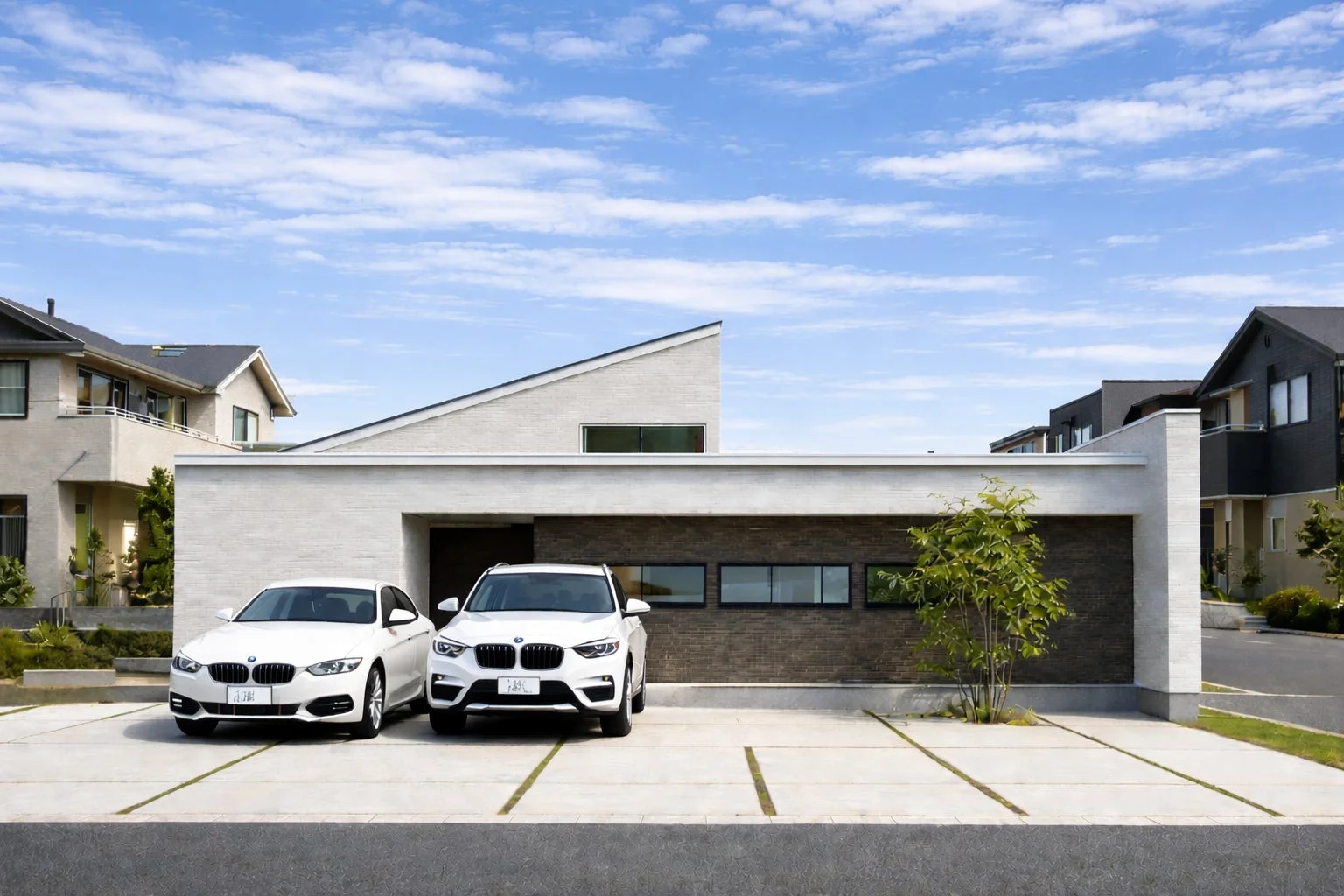 モダンなデザインの住宅