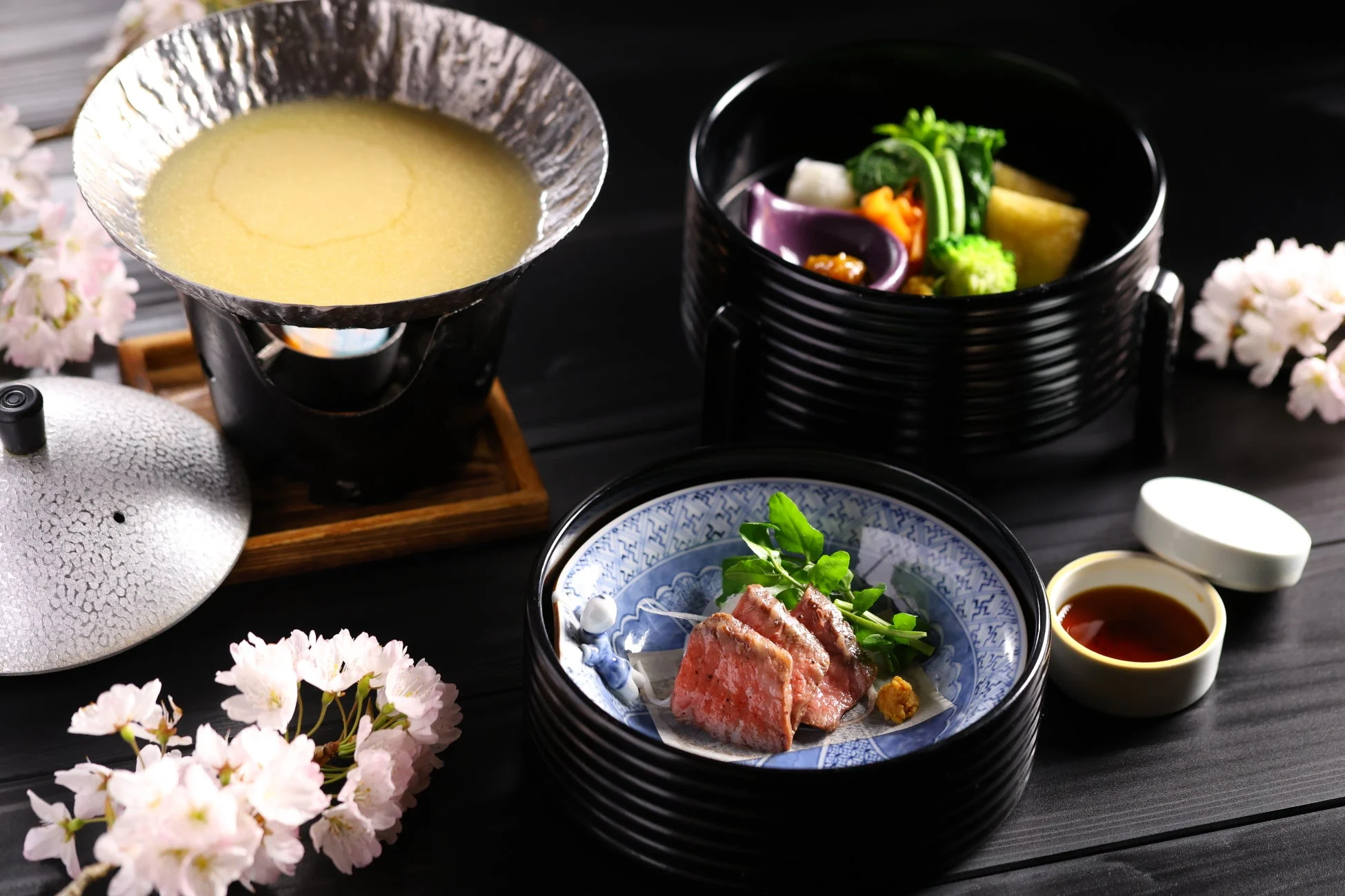 黒毛和牛の叩き鍋