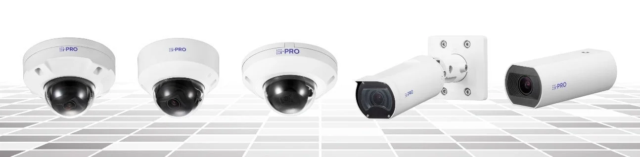i-PRO製防犯カメラの製品ラインナップ