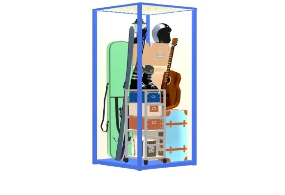 一人暮らし向け収納イメージ