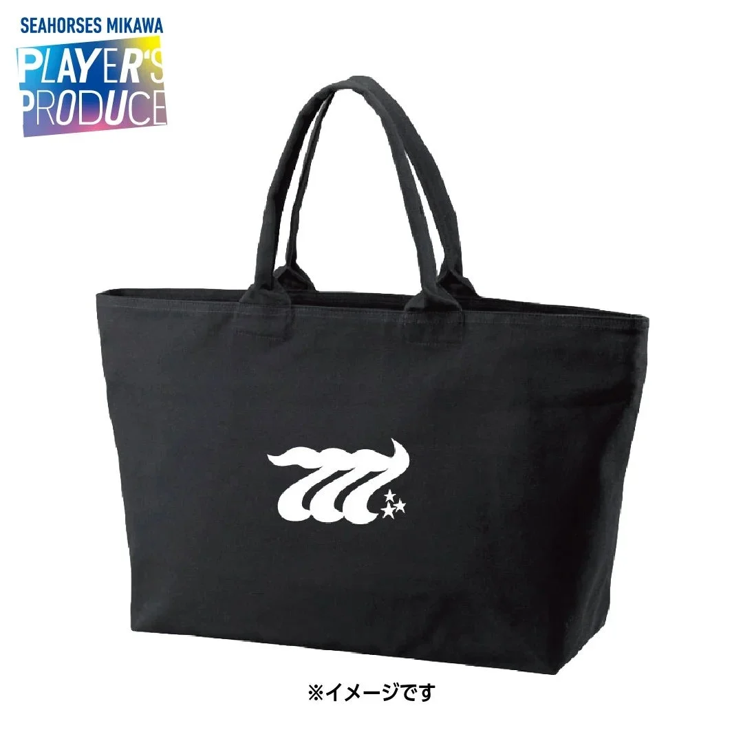 777ロゴ ジップトートバッグ