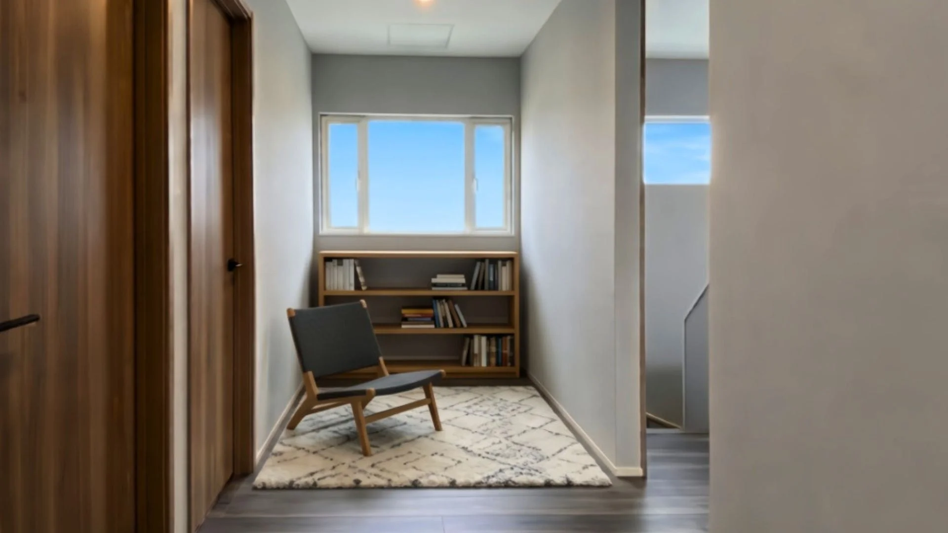 心地よい余白のある読書スペース