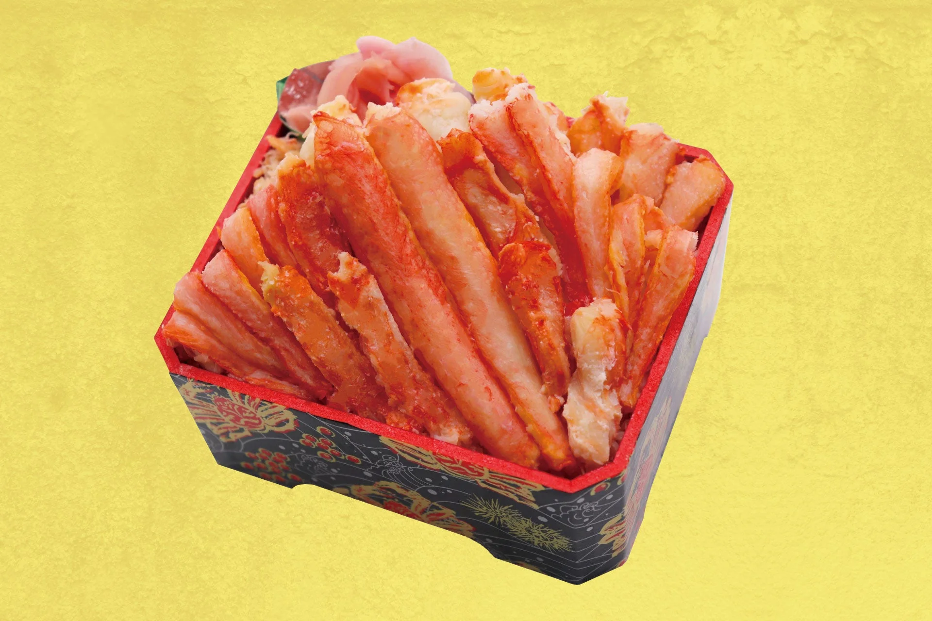 豪快“蟹山脈”弁当