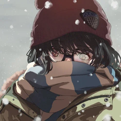 アニメ風の少女のイラスト