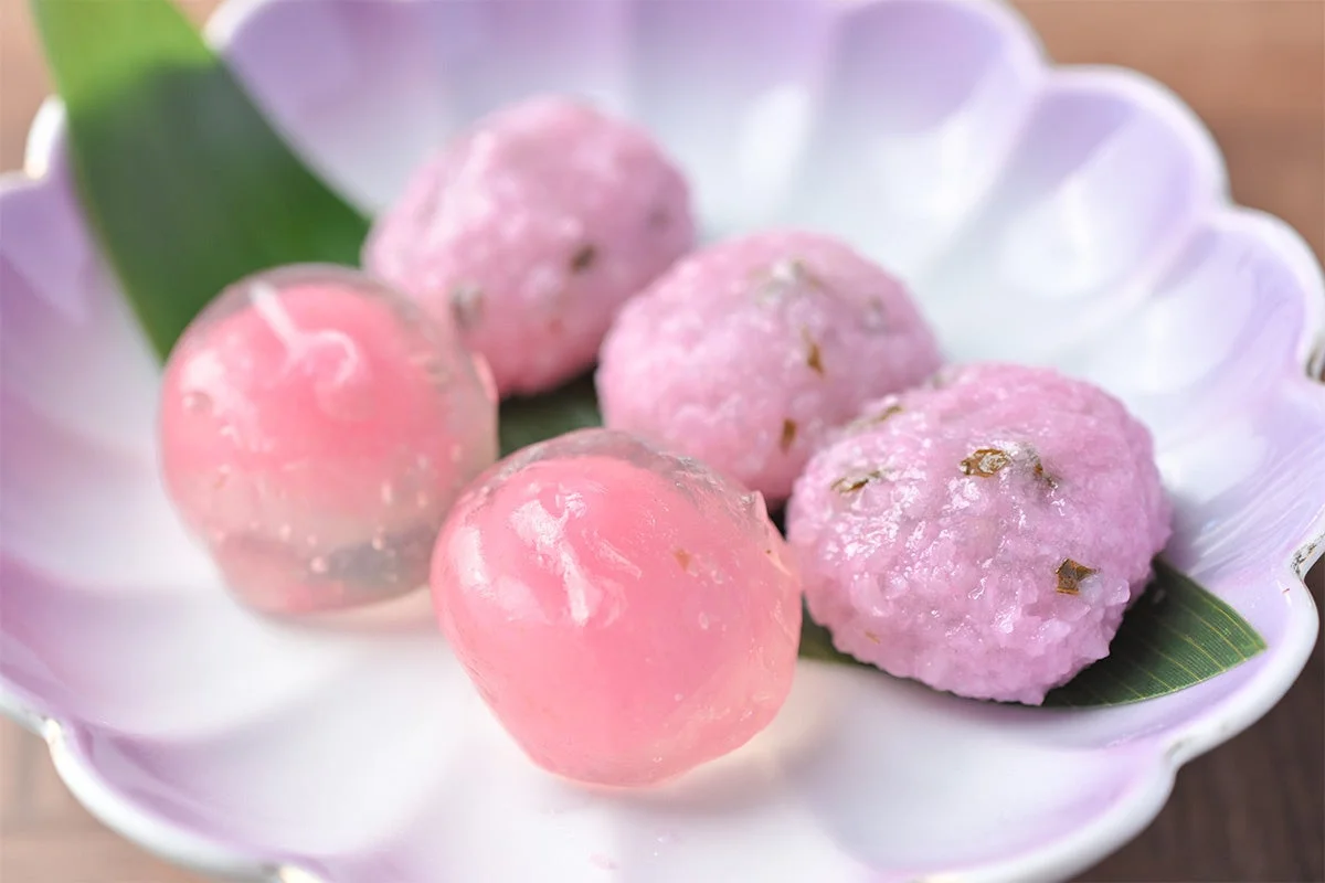 桜餅とさくらわらび