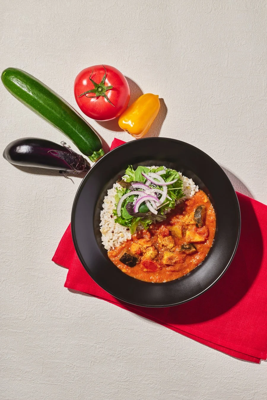～豆乳入り～ごろごろ野菜とチキンのトマトカレー