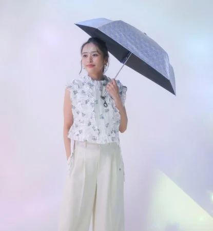 近藤千尋さん 日傘を持つ