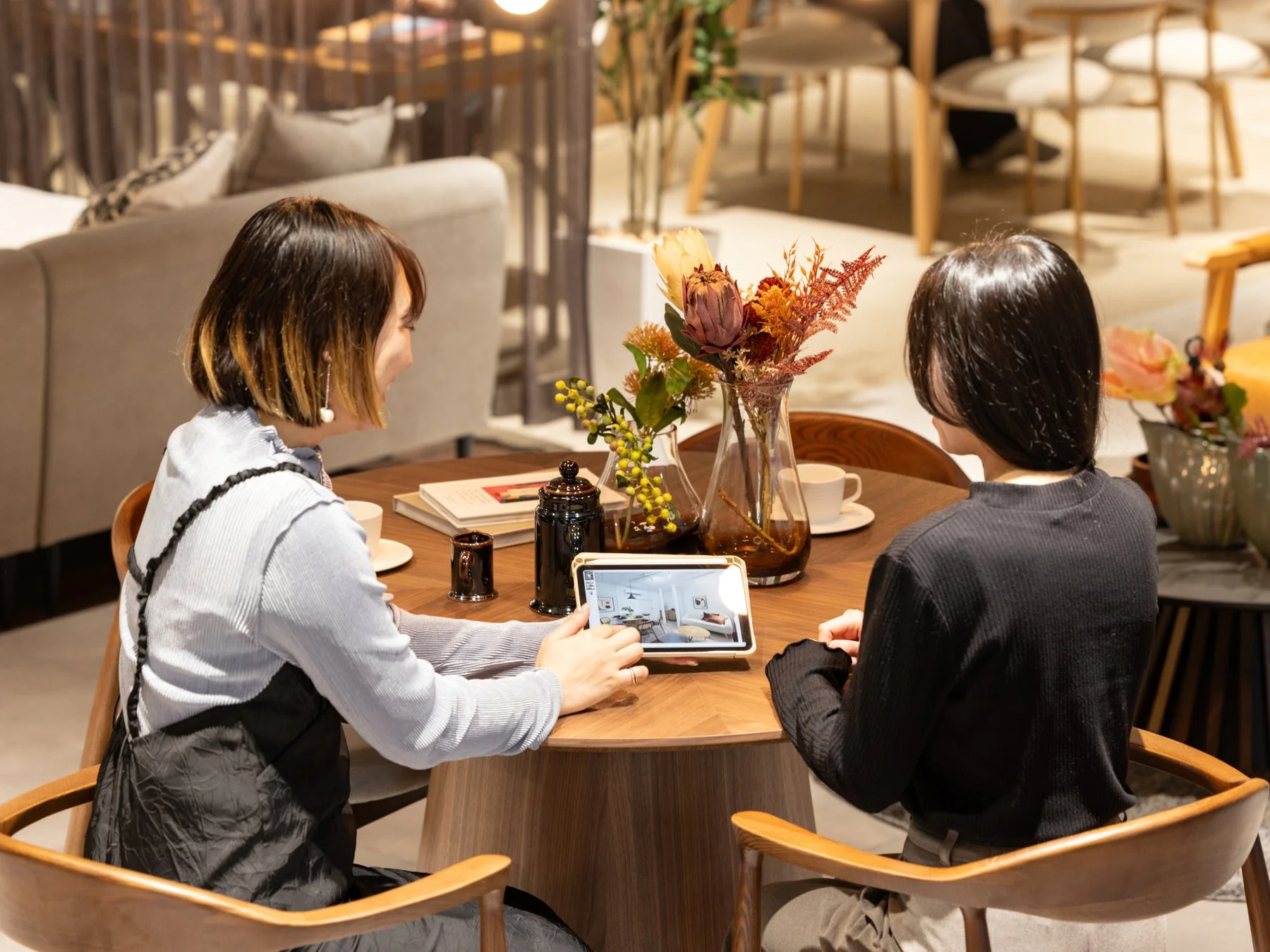 コーディネートサービスの様子