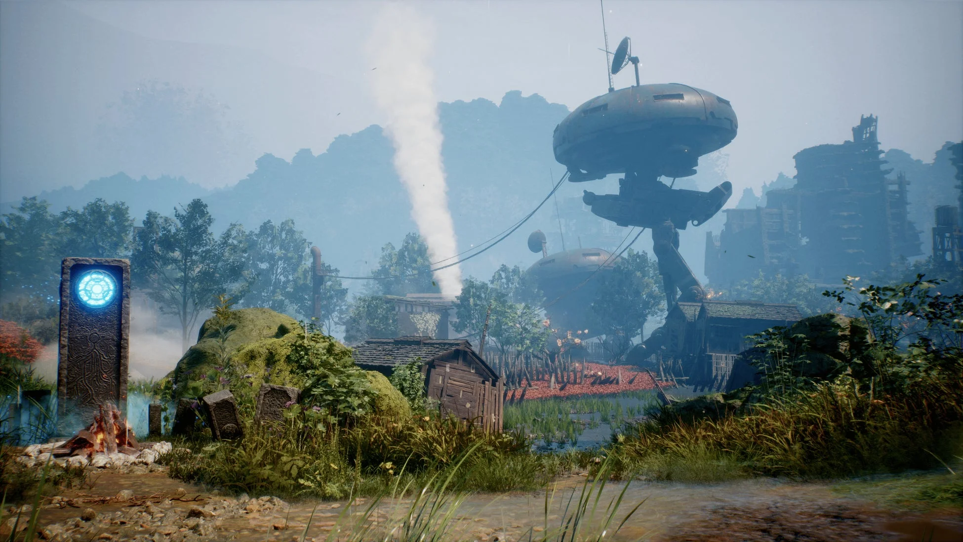 荒廃した世界観