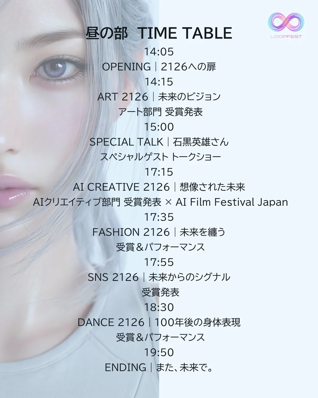 LOOPFEST昼の部タイムテーブル