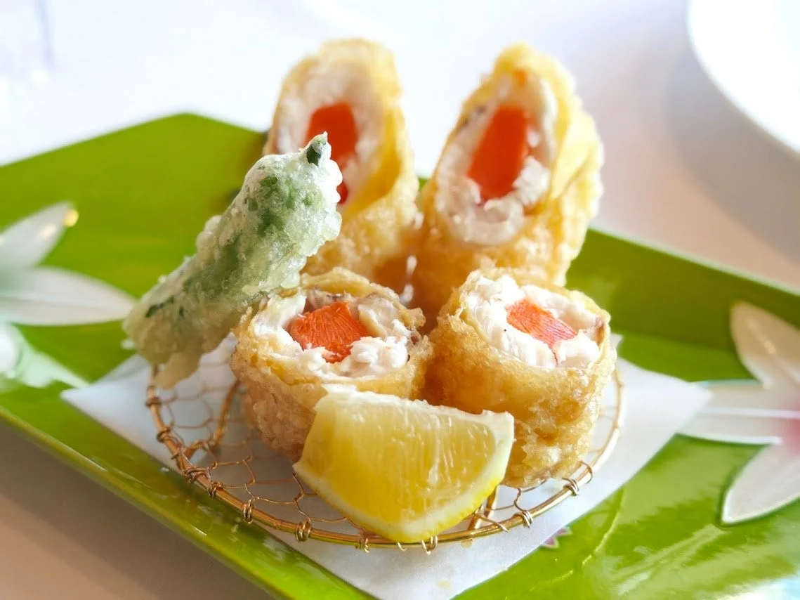 巻き寿司と天ぷら