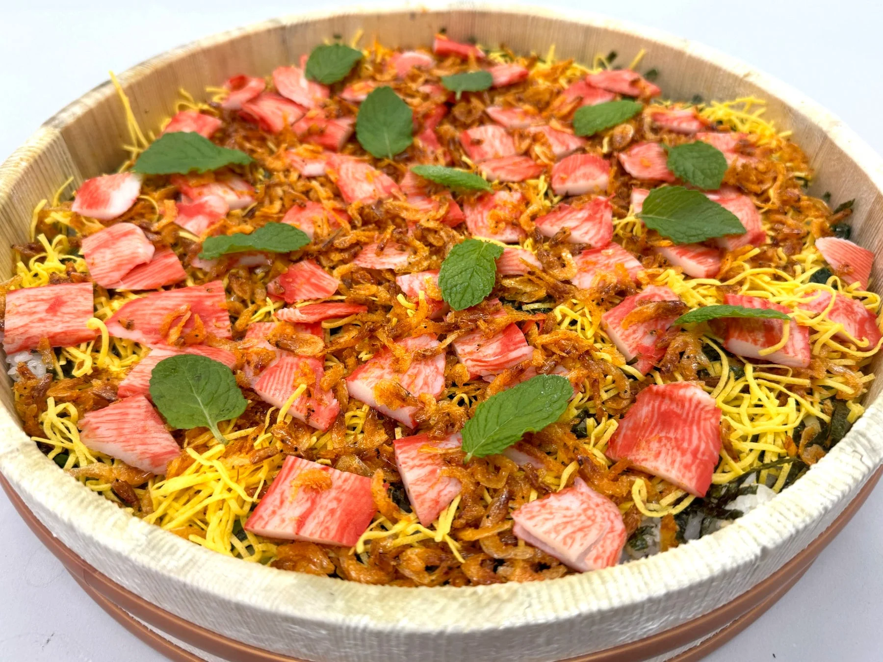 色鮮やかなちらし寿司