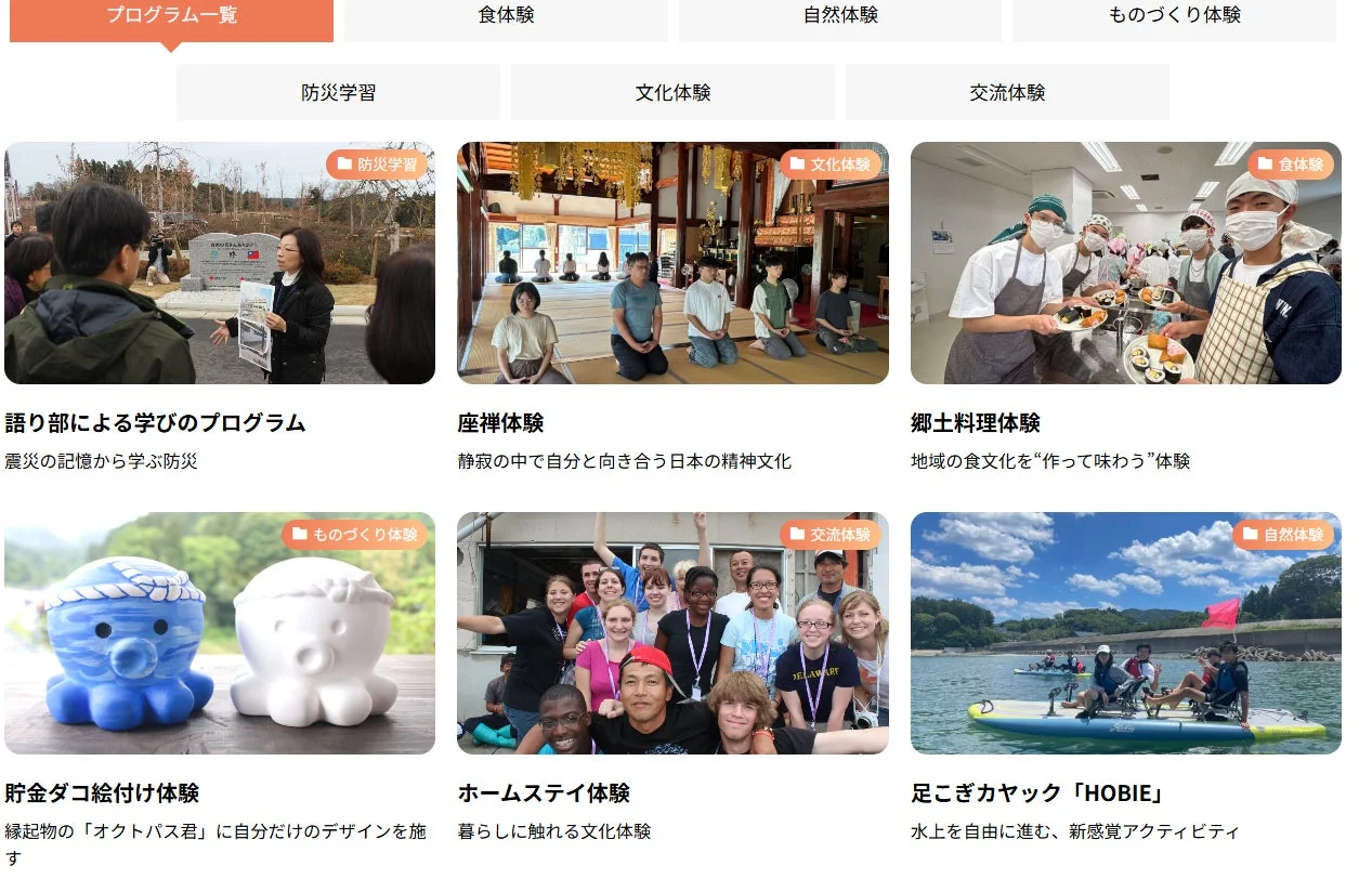 プログラム一覧