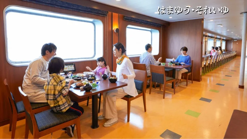 東京九州フェリーの船内レストラン