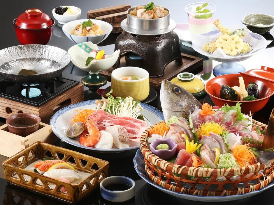 豪華な会席料理