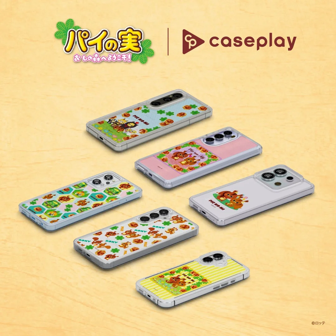 パイの実デザインのスマートフォンアクセサリー