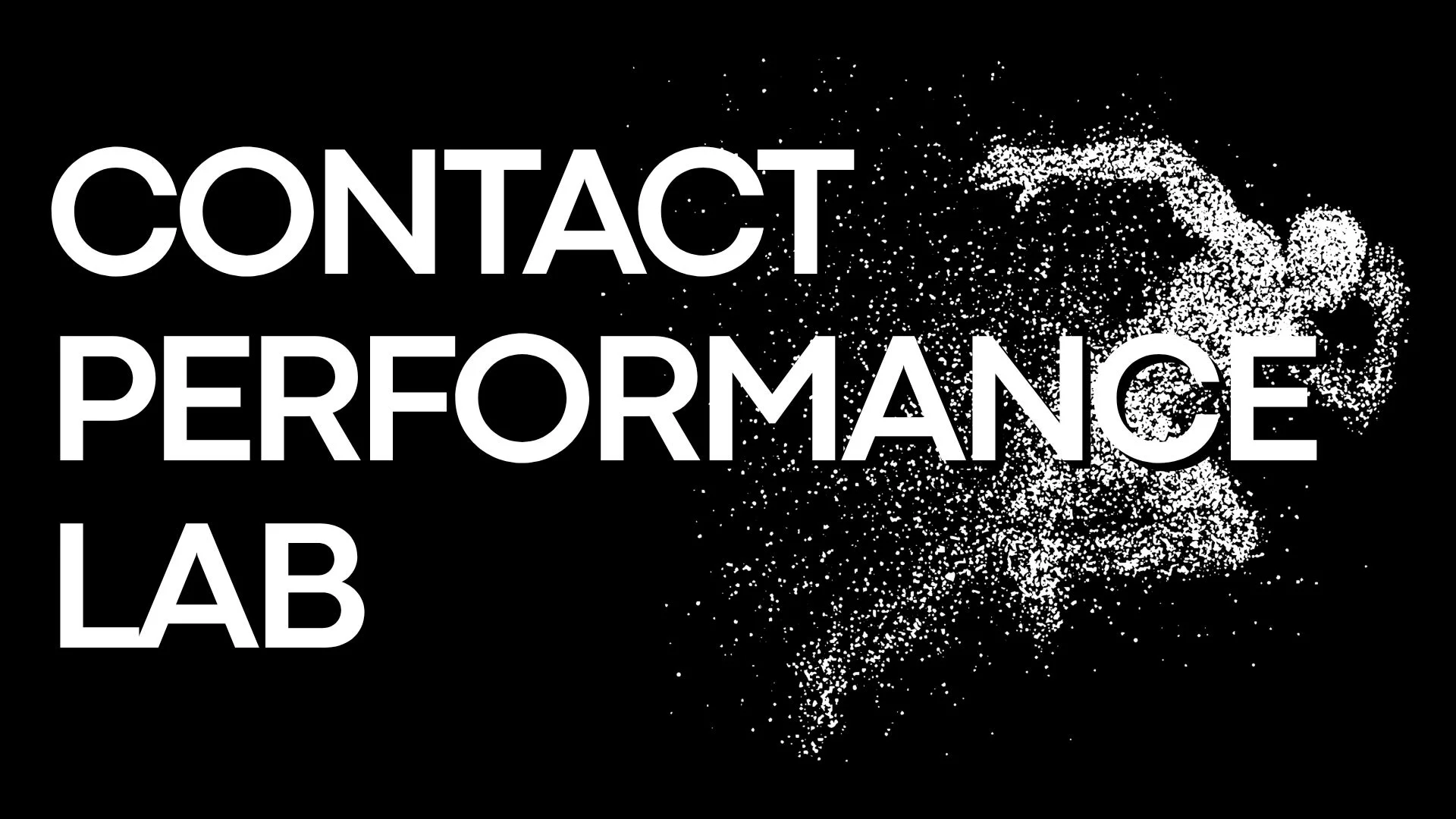 CONTACT PERFORMANCE LABのロゴと人物のシルエット