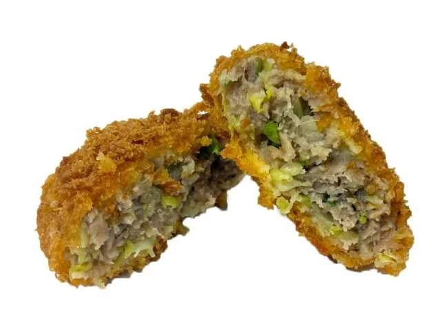 メンチカツの断面