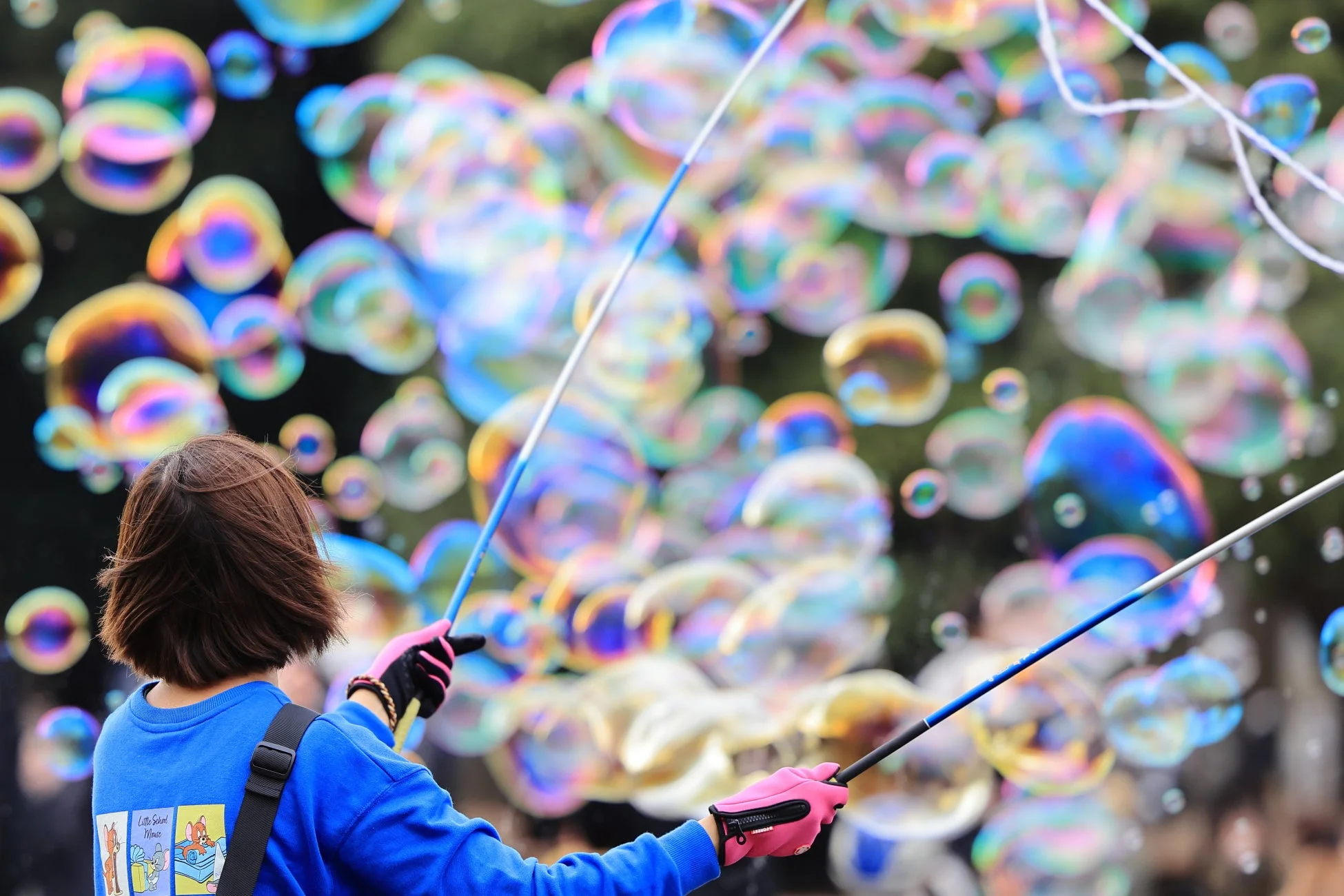 シャボン玉パフォーマンス