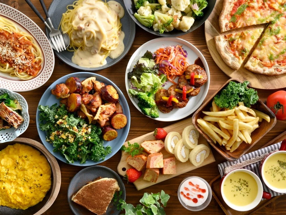 ブッフェの全景