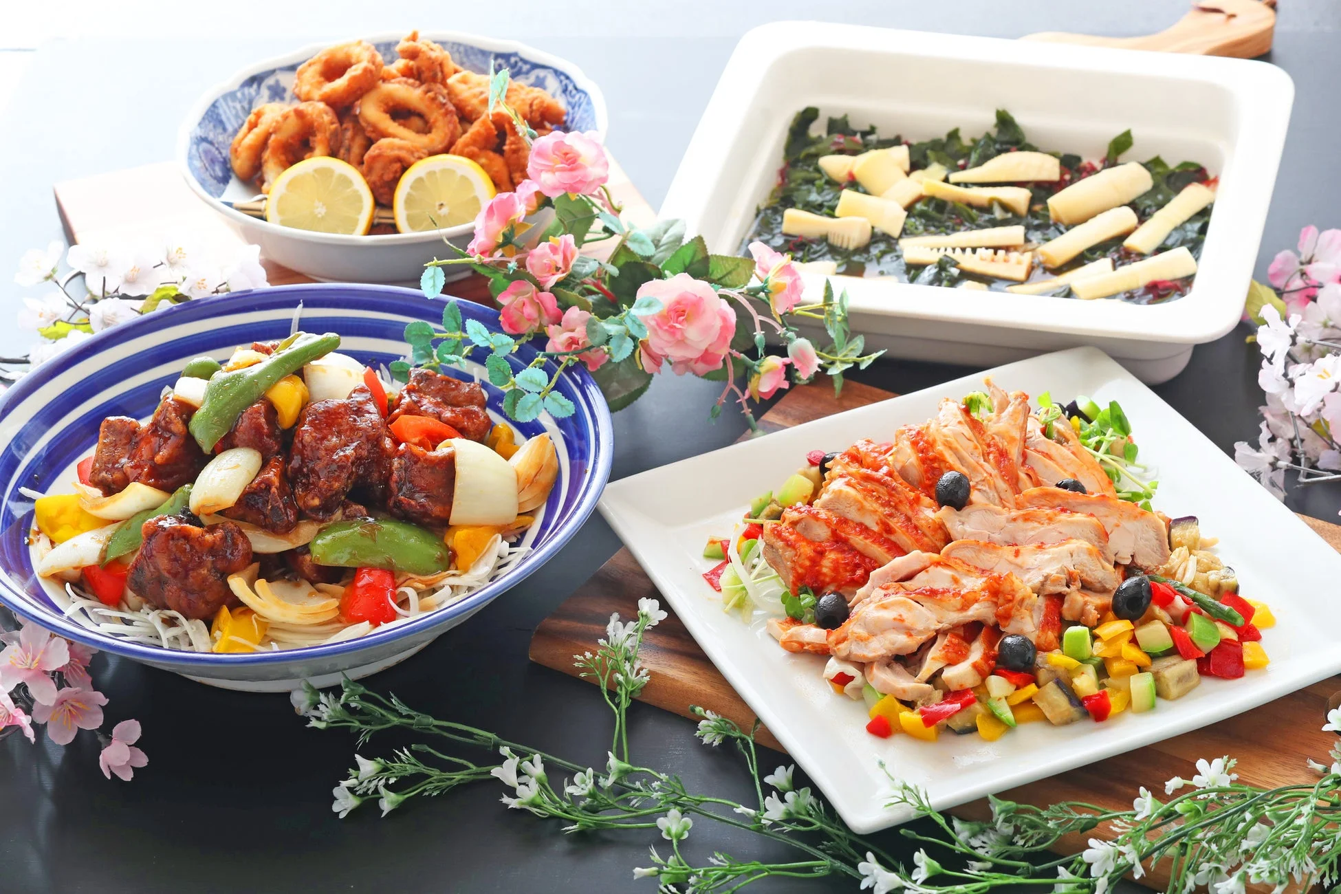 彩り豊かな料理