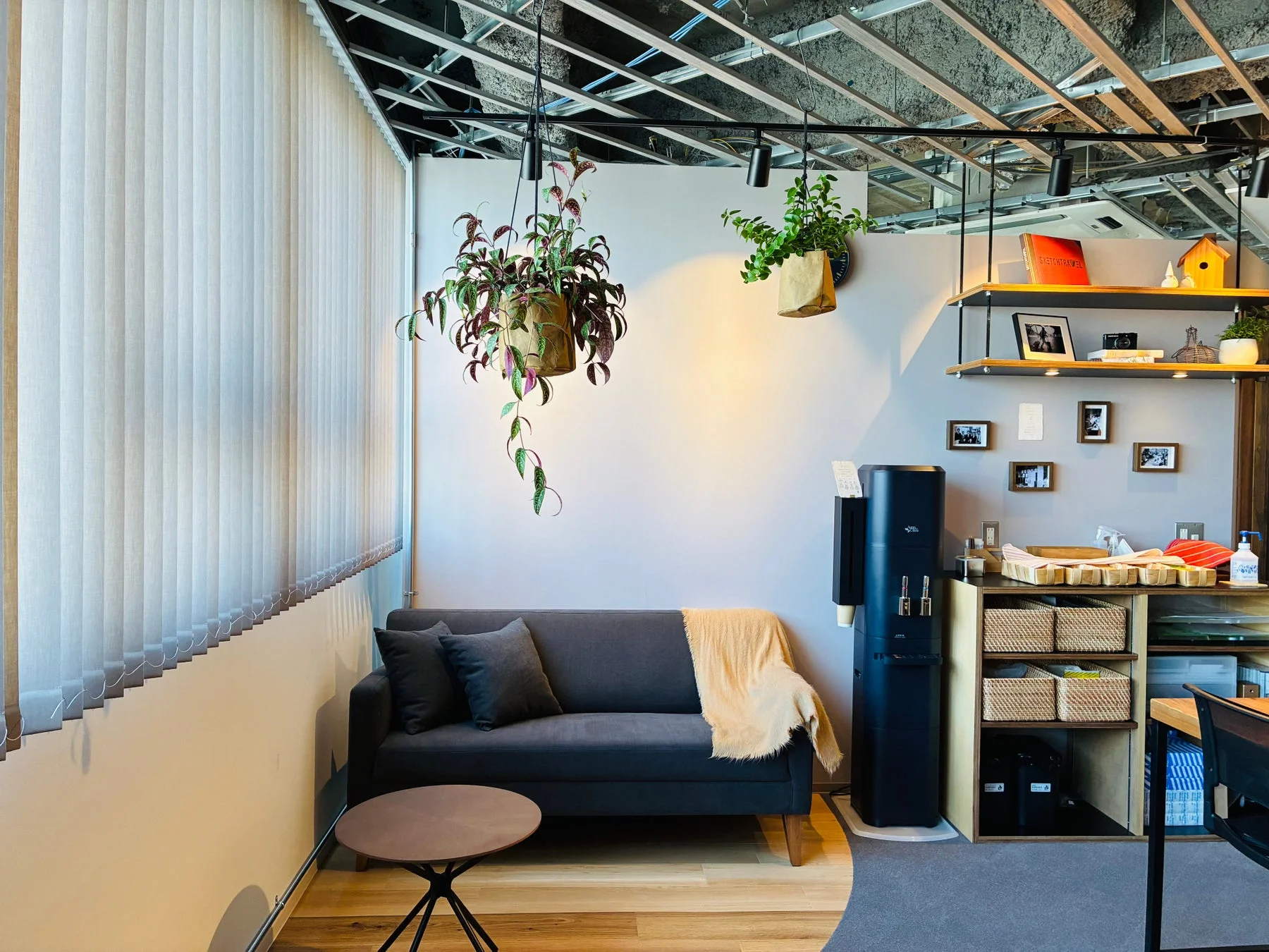 リラックスできる休憩スペース