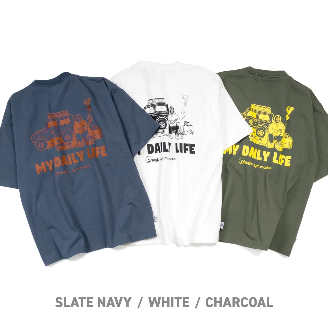 3色Tシャツのバックプリント