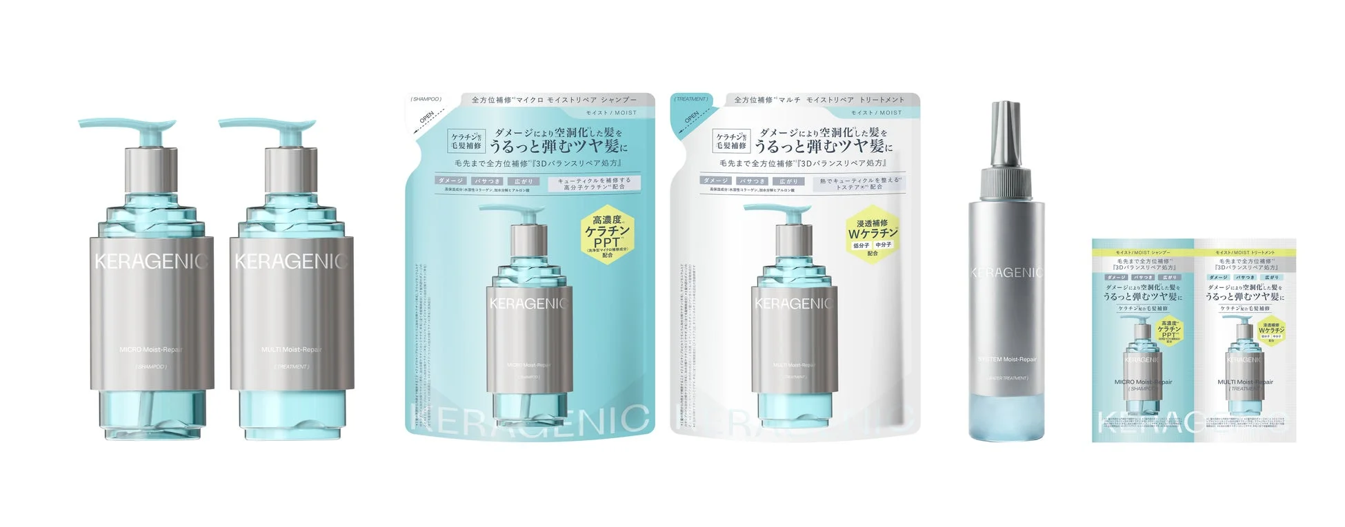 KERAGENICの製品ラインアップ