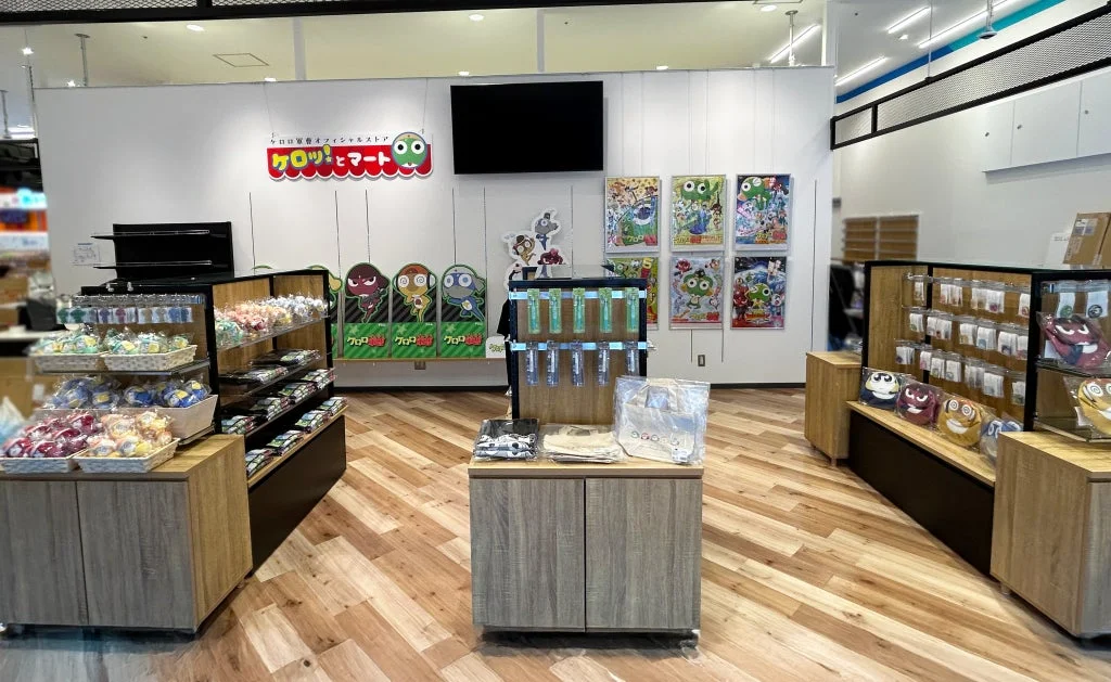 ケロロ軍曹 オフィシャルストア ケロッ！とマートの内装