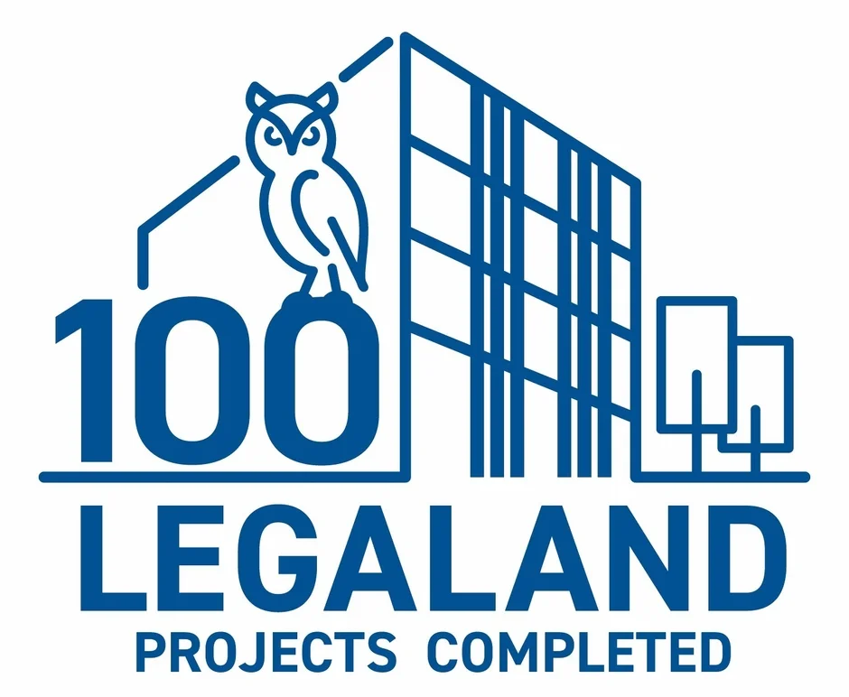 LEGALAND 100棟達成ロゴ