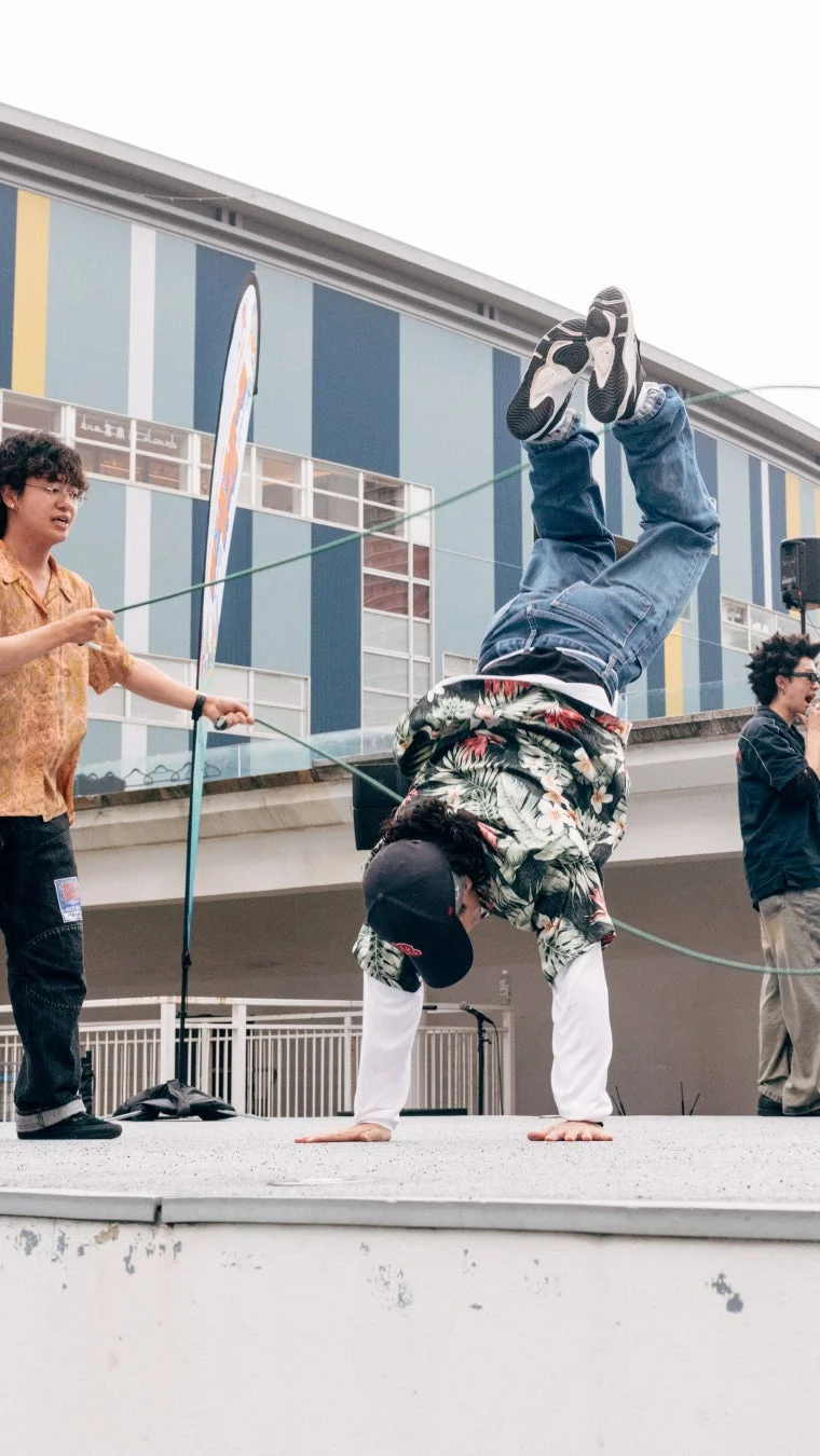 ブレイクダンスパフォーマンス