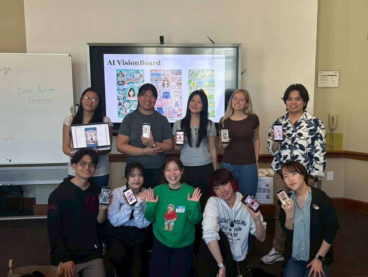 AI VisionBoardの学生グループ写真