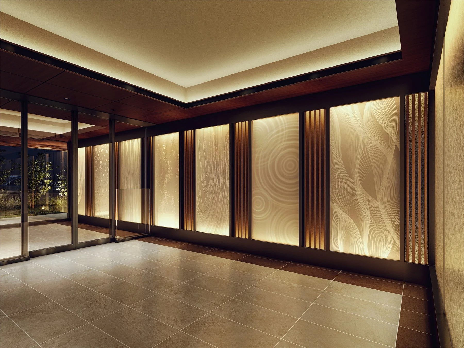 クレヴィア江古田 エントランスホール内観2