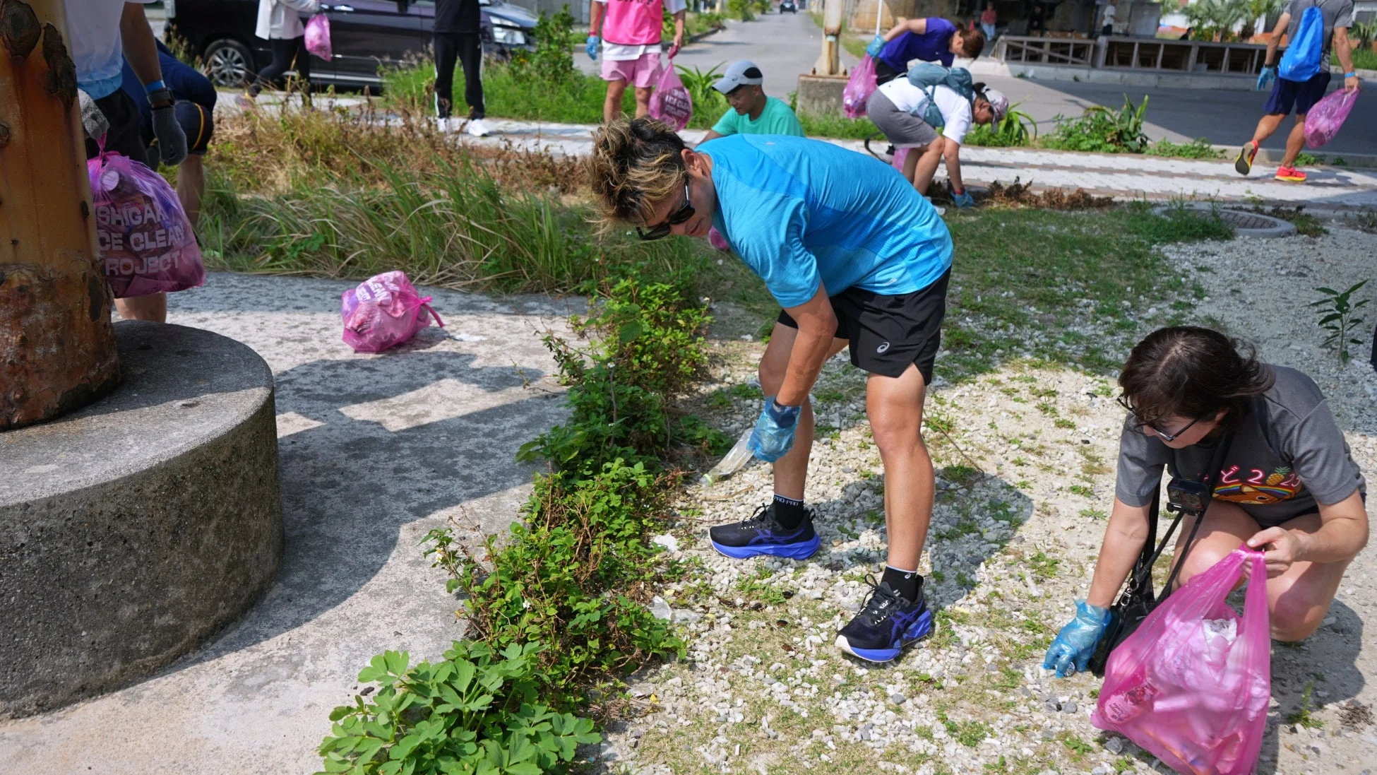 清掃活動の様子
