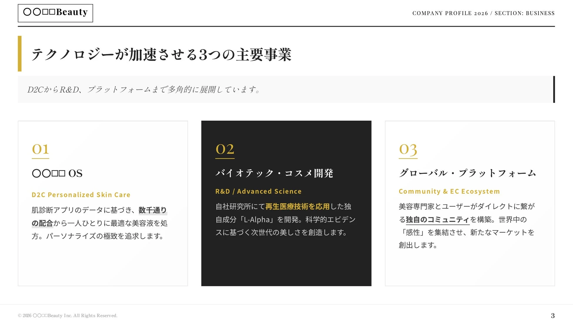採用説明スライドの例2