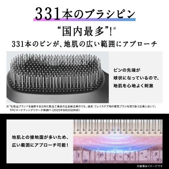 331本のブラシピン