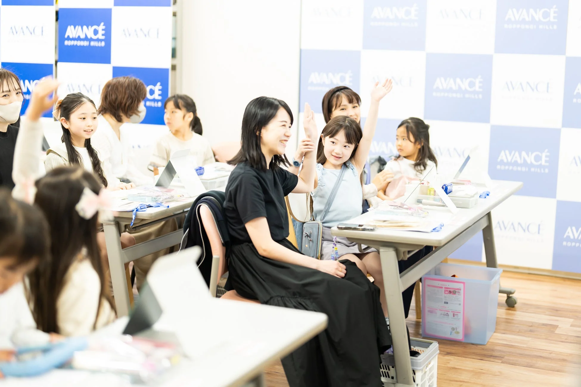 ワークショップに参加する親子