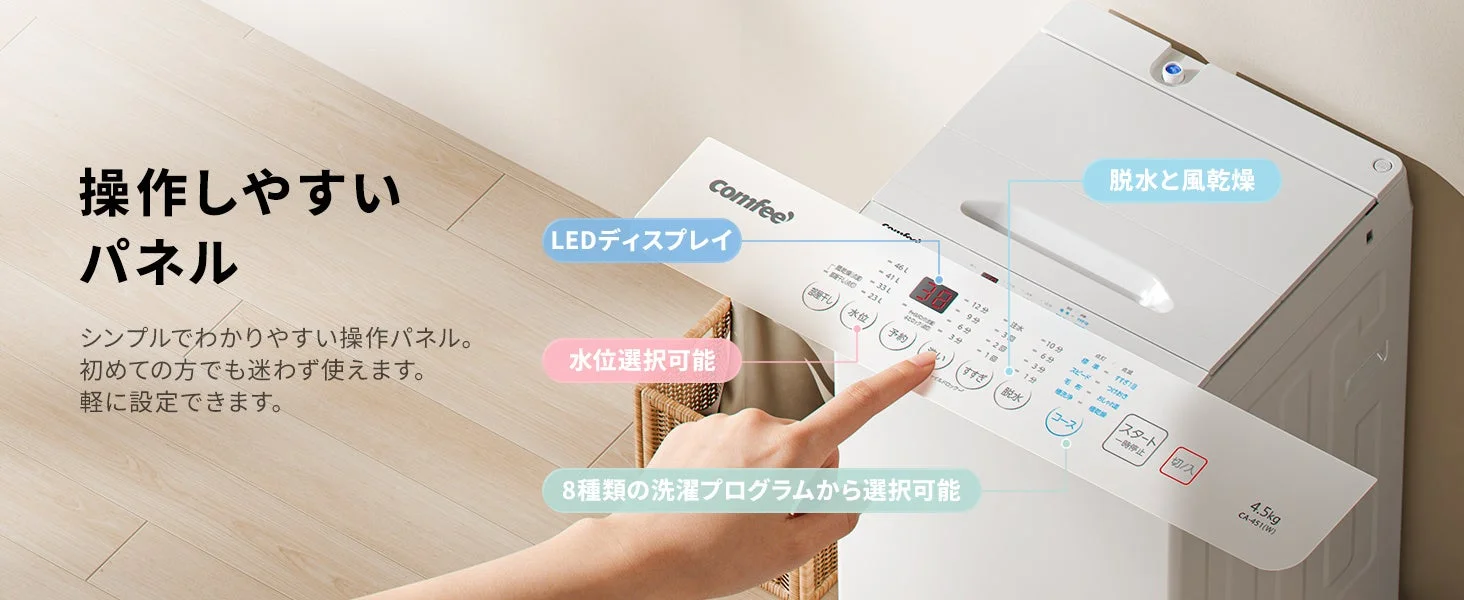 操作しやすいパネル
