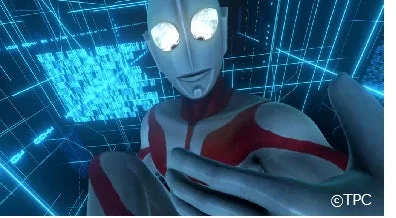 ウルトラマンが光の国へ案内するイメージ