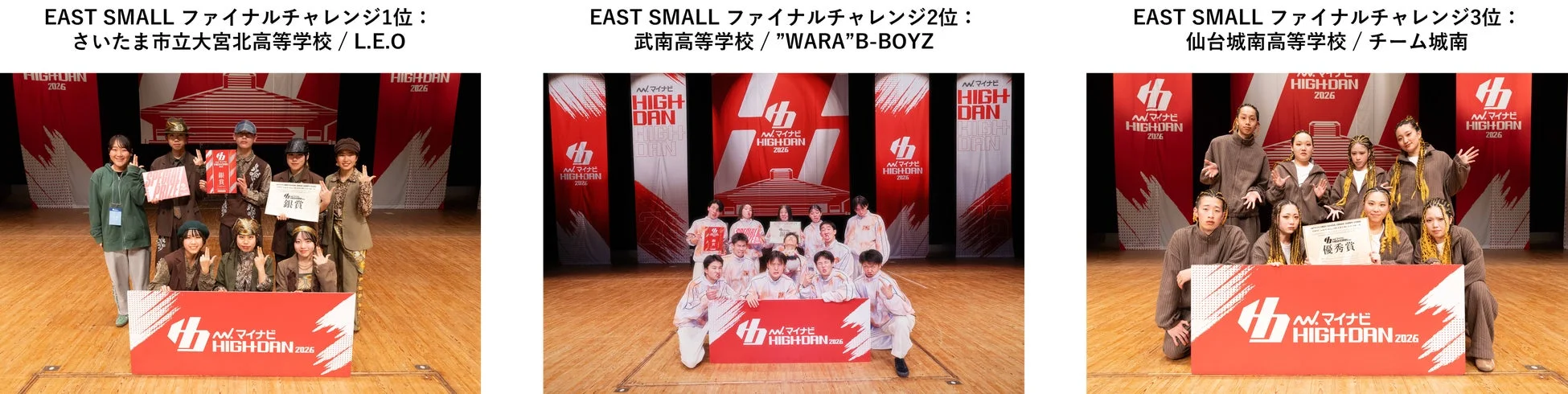 EAST SMALL ファイナリスト