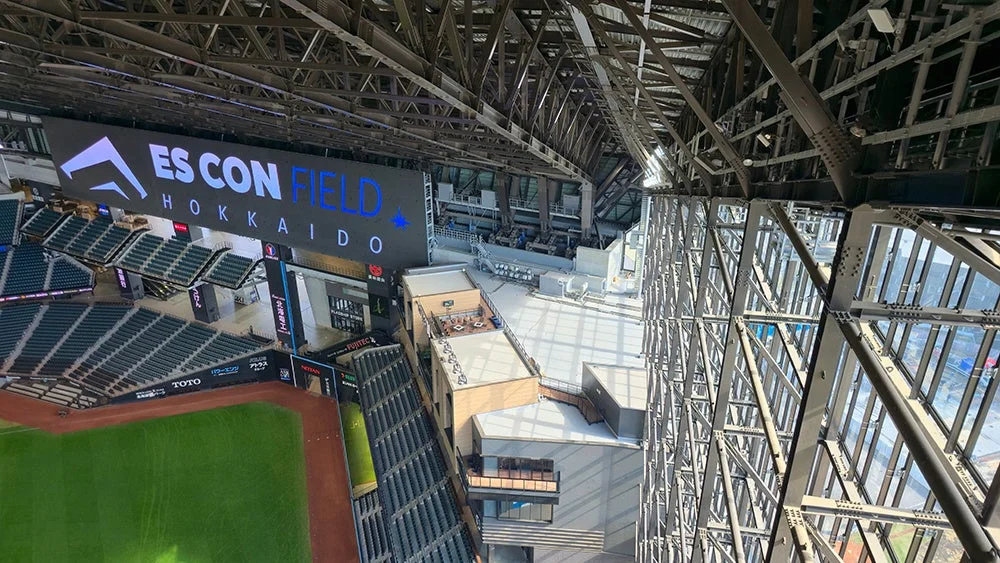 エスコンフィールド北海道の屋内野球場