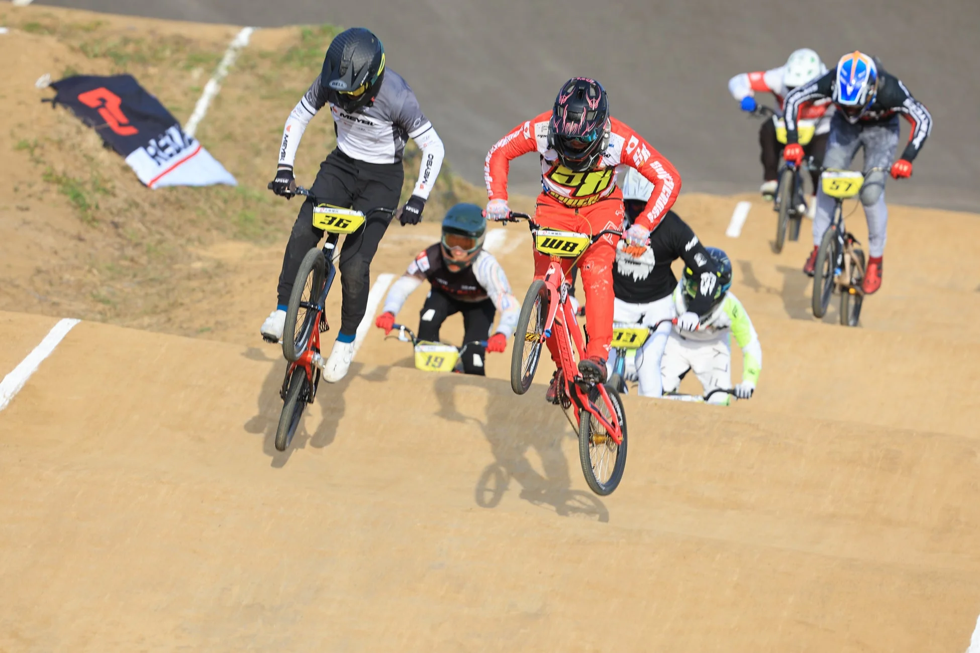 BMXレースの様子