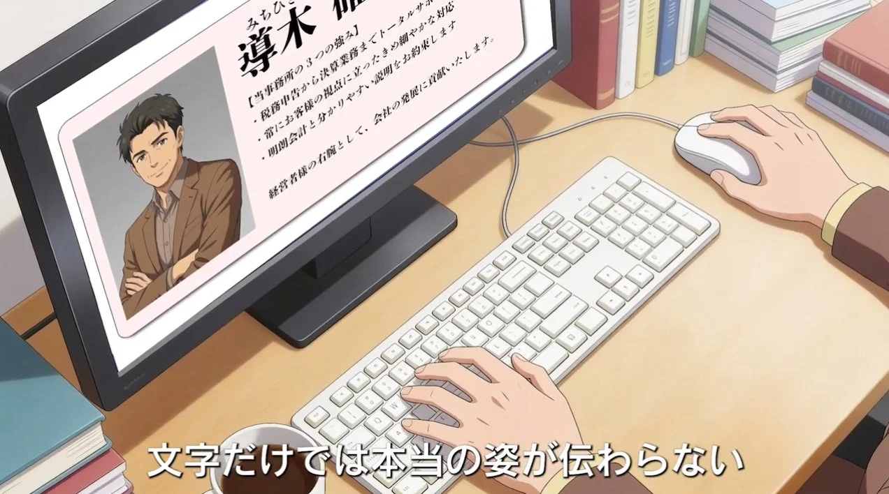 文字だけでは伝わらないメッセージ