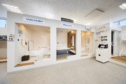 システムバスルームの展示