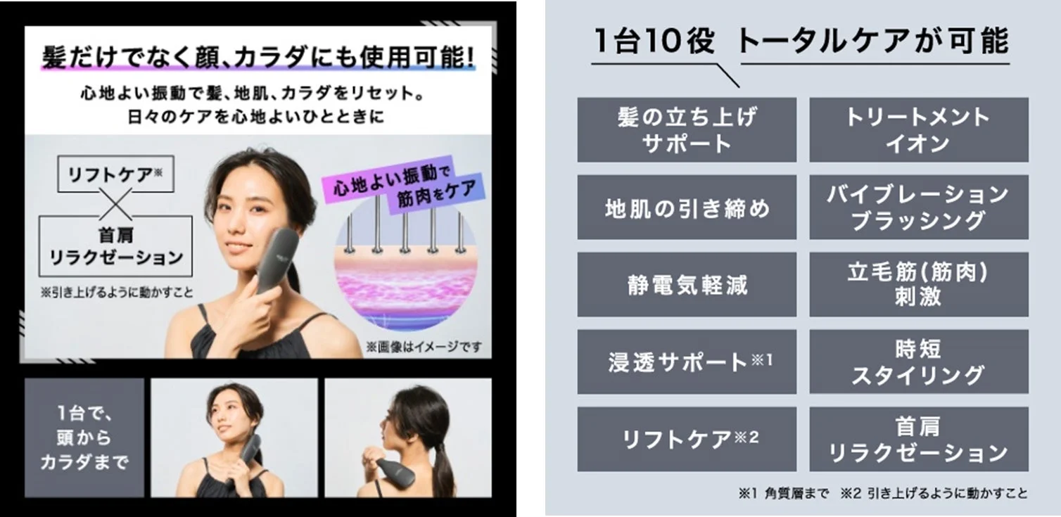 バイブレーションモードとトータルケア