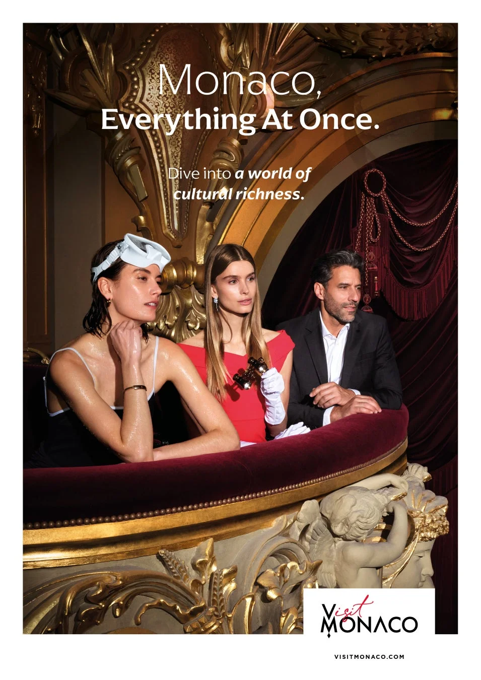 モナコの文化的な豊かさを表現したビジュアル