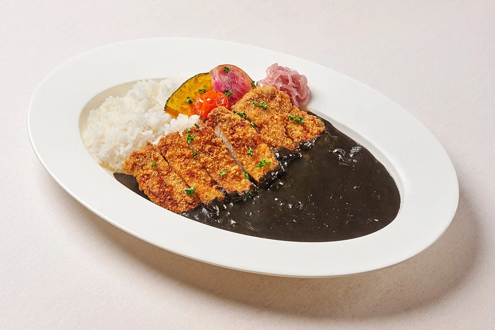 麓山高原豚のカツ黒カレー