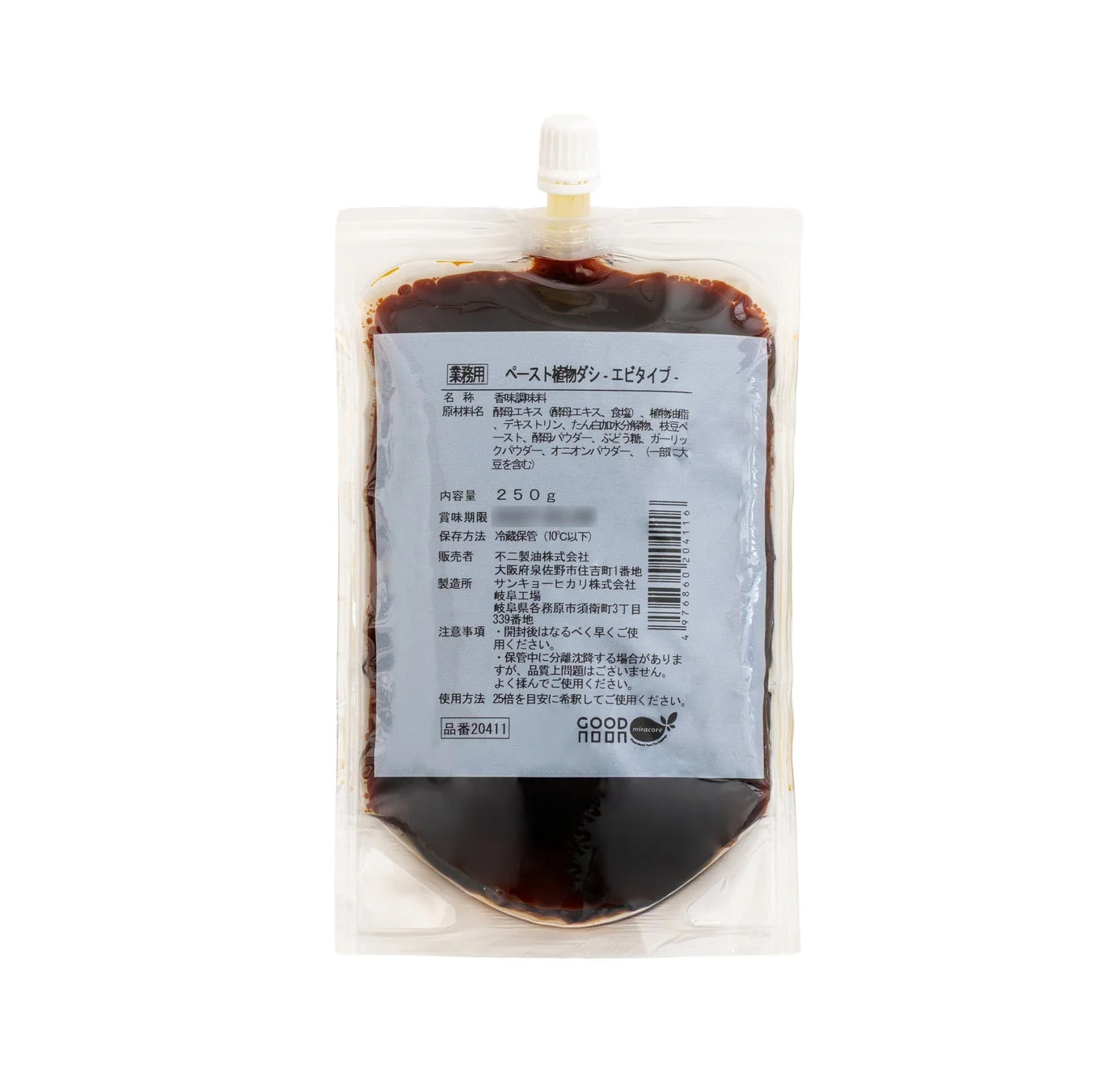 業務用のエビタイプ香味調味料ペースト